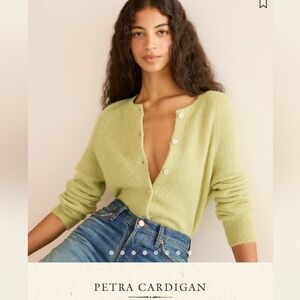 Petra Cardigan in Fernwood green